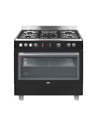 Cocina Beko GM15310DB 5 Fuegos Gas Natural Negra