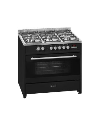 Cocina Gas Meireles E911BLNAT 5 Zonas Negra 90 cm