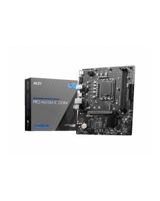 PLACA BASE MSI PRO H610M-E D4 1700 MATX 2XDDR4