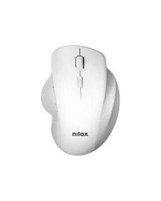 Ratón Ergonómico Nilox Wireless 3200 Dpi Blanco