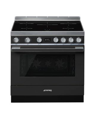 Cocina Inducción Smeg CPF9IPAN Clase A+ 5 Zonas Horno Pirolítico Gris